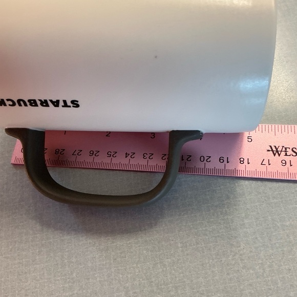 Starbucks White Mug with Gray Handle - Picture 5 of 6